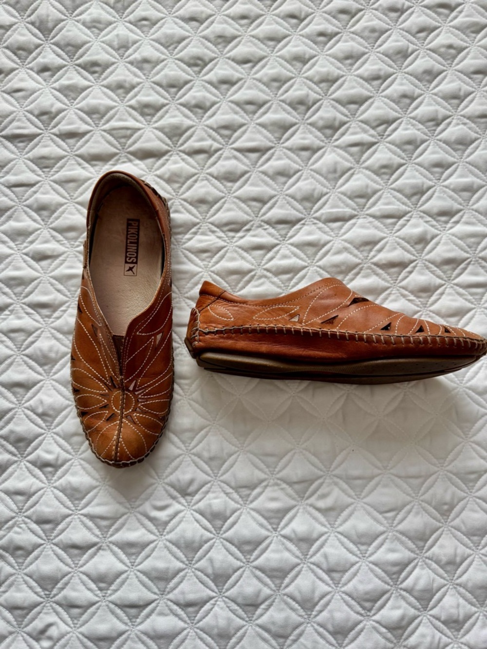 PIKOLINOS Jerez Slip-on Leather Moccasins Flats Size EU 37, US 6.5-7 - Picture 12 of 16